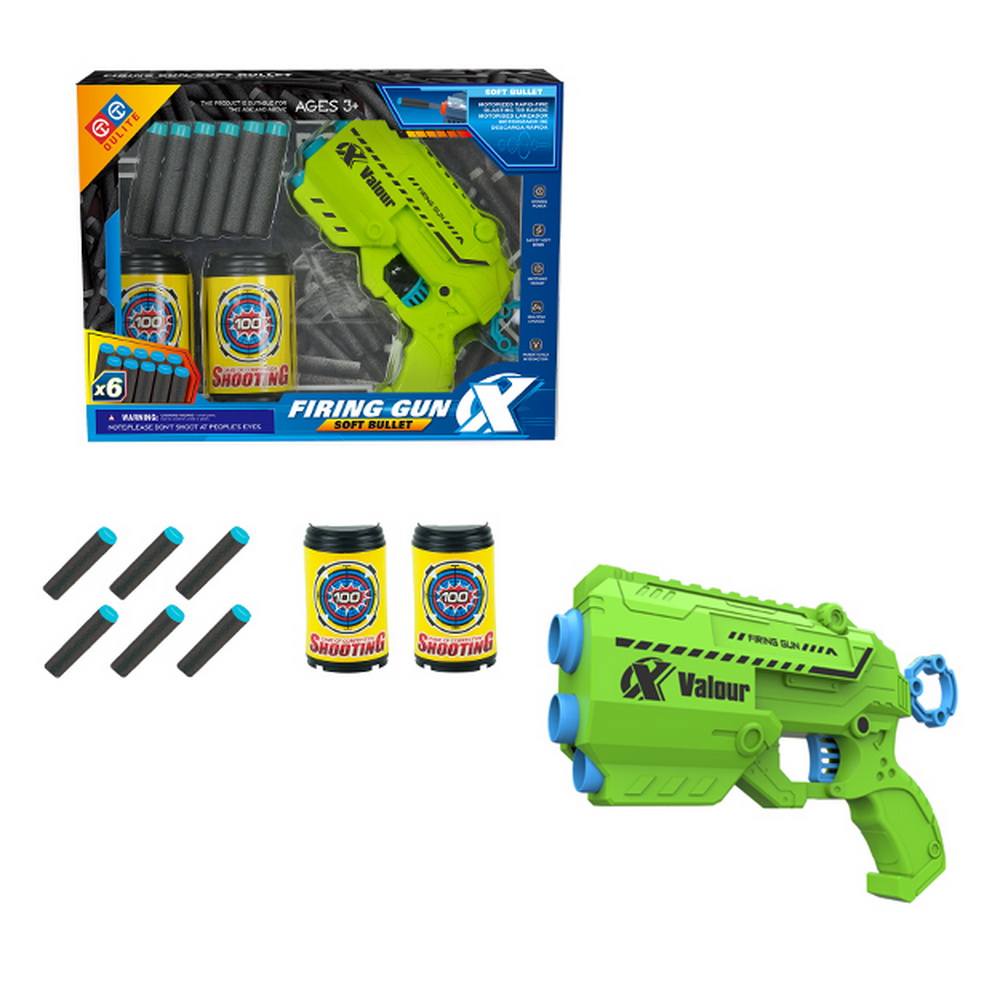 PISTOLA LANZA DARDOS CON TARROS