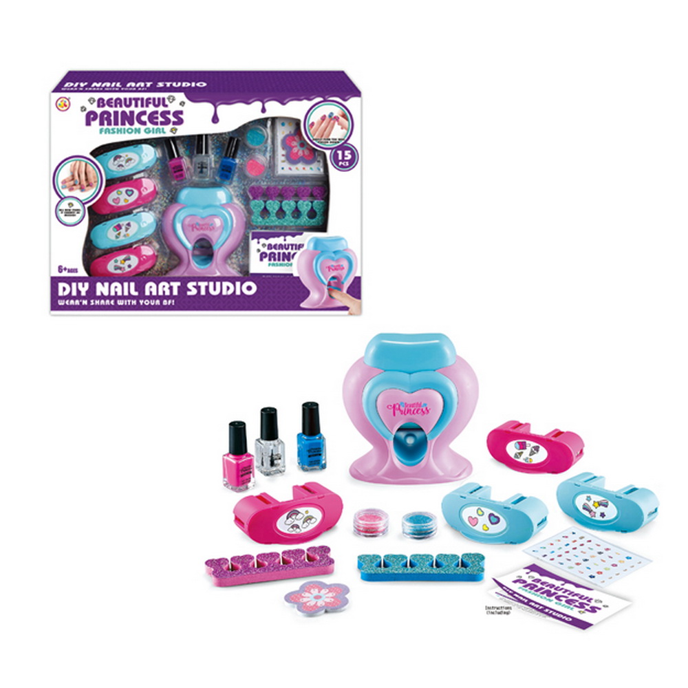 SET FASHION PARA DECORAR UÑAS Y SECADOR